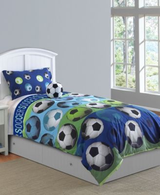 Riverbrook Home - Soccer League 3Pc Twin Comforter Set