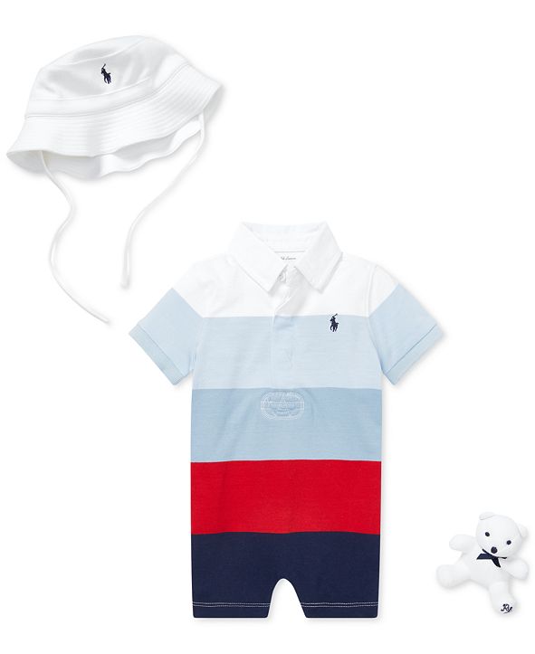 Polo Ralph Lauren Baby Boys Striped 3Pc. Gift Set & Reviews All Baby