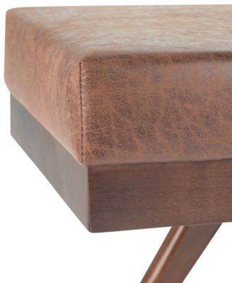 Chanelle Mid Century Modern Rectangle Ottoman Bench