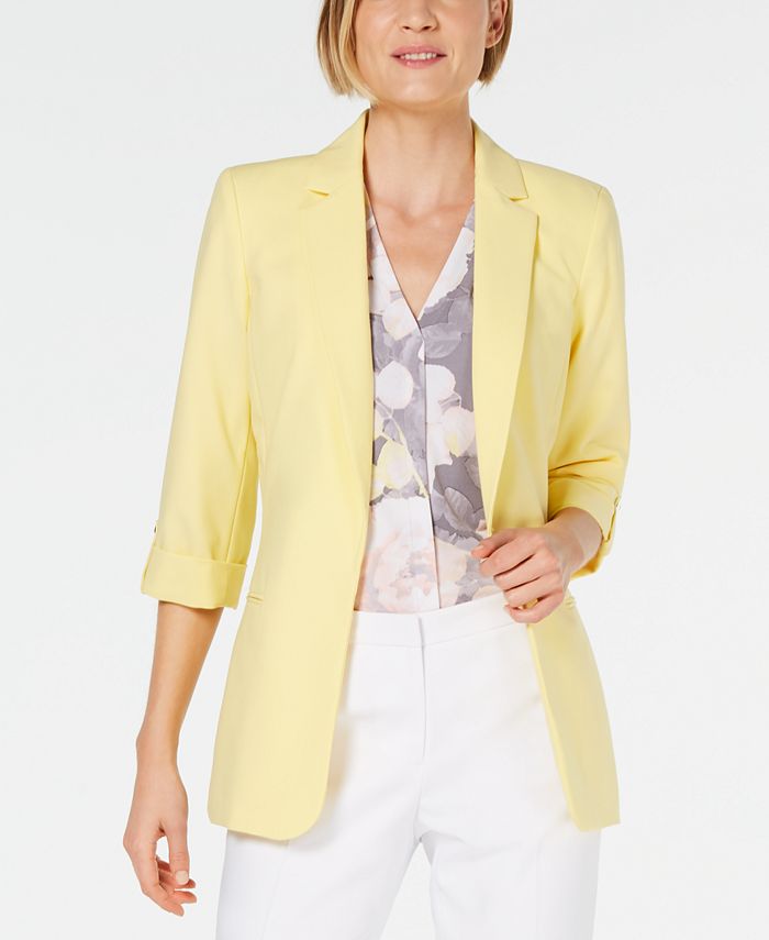 Calvin klein yellow blazer sales
