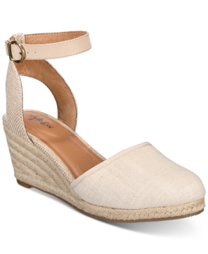 Style & Co Mailena Wedge Espadrille Sandals Created for Macy's Women's Shoes