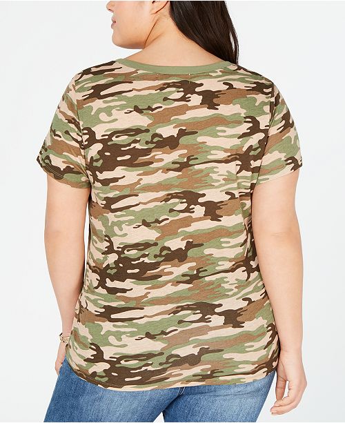 No Comment Trendy Plus Size Camo T Shirt Reviews Trendy Plus