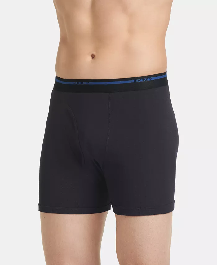 Men’s 3-Pack Classic Cotton Boxer Briefs - thumbnail 2