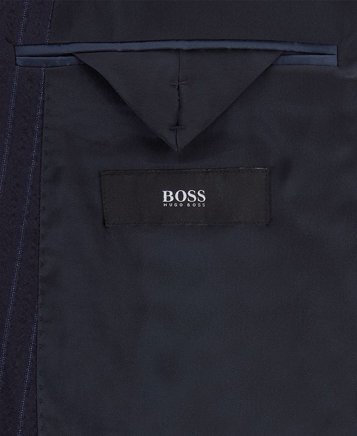 Hugo Boss BOSS Men's Slim Fit Pinstriped Suit - Macy's