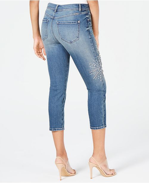 INC International Concepts INC Embellished Capri Jeans, Created for ...