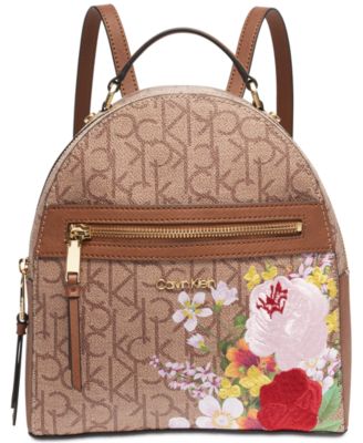 calvin klein bag with flowers