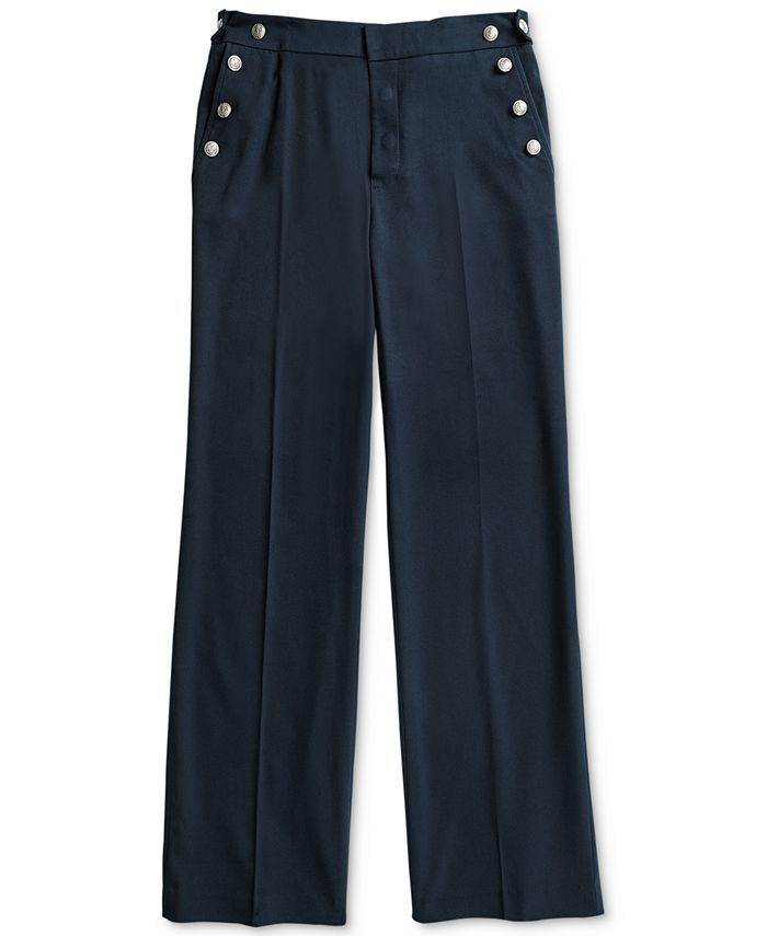 Tommy Hilfiger Women's Sailor Wide-leg Pants with Magnetic Fly ...