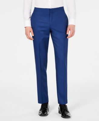 Ryan Seacrest Distinction Men's Slim-Fit Stretch Cobalt Blue Tuxedo ...