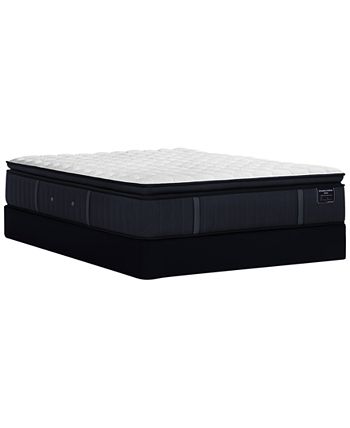 Stearns & Foster - Estate Hurston 14.5" Luxury Firm Euro Pillow Top Mattress Set- California King