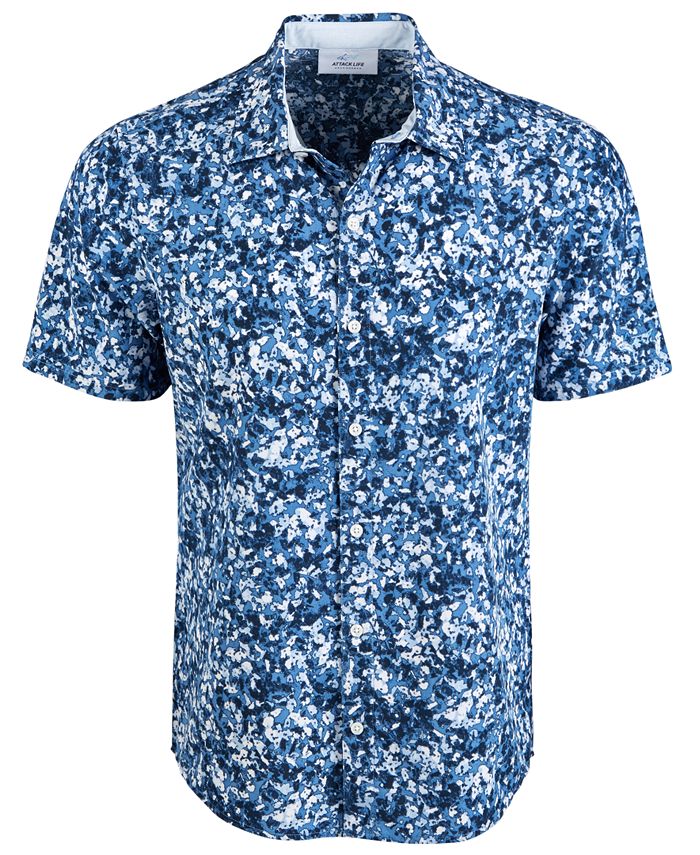 Greg Norman Men s Oakhill Floral Graphic Shirt Macy s