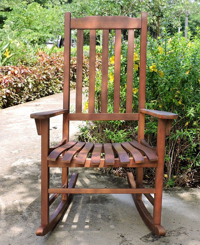 northbeam Traditional Oil Based Stain Rocking Chair - Macy's