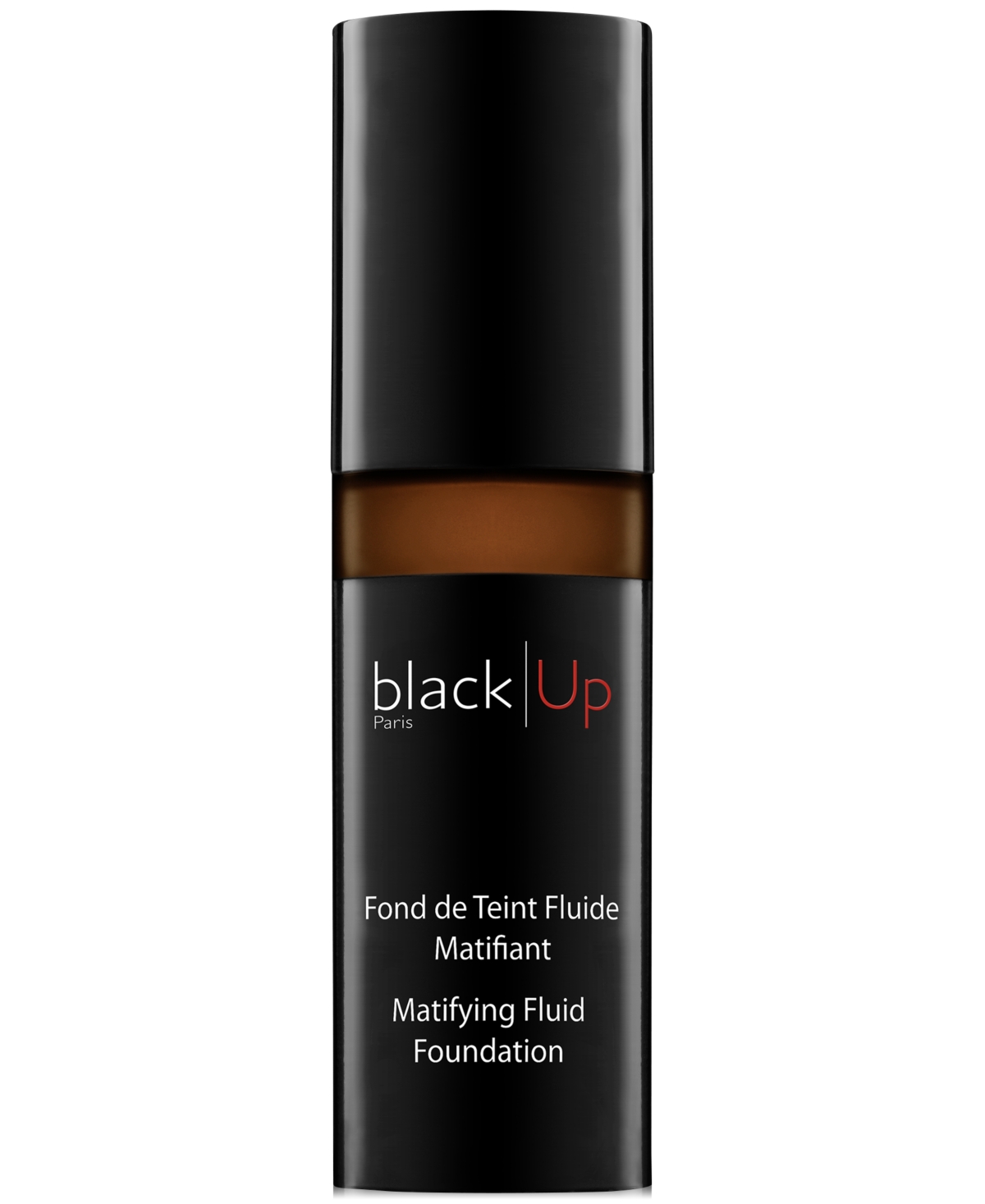 Black Up Matifying Fluid Foundation, 1-oz. In Nfl Mahogany (dark To Deep,copper Undert