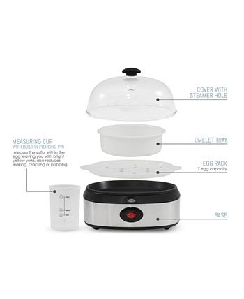 Reviews for Elite Gourmet 14-Egg Capacity Black Programmable 2-Tier Egg  Cooker/Steamer