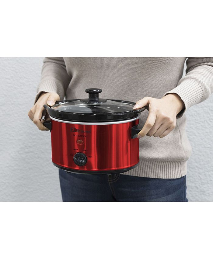 Elite by MaxiMatic Elite Gourmet 2 Quart Oval Slow Cooker Macy's