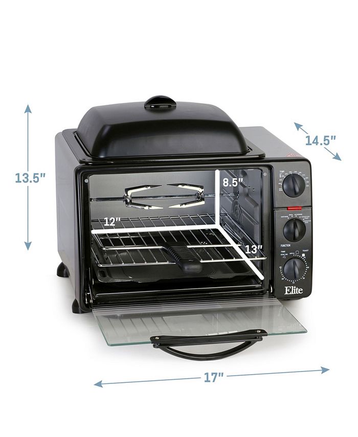 Elite Platinum Elite Gourmet French Door Convection Toaster Oven - Macy's