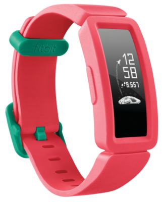 Fitbit Kid's Ace 2 Activity Tracker Watermelon Silicone Strap Smart ...