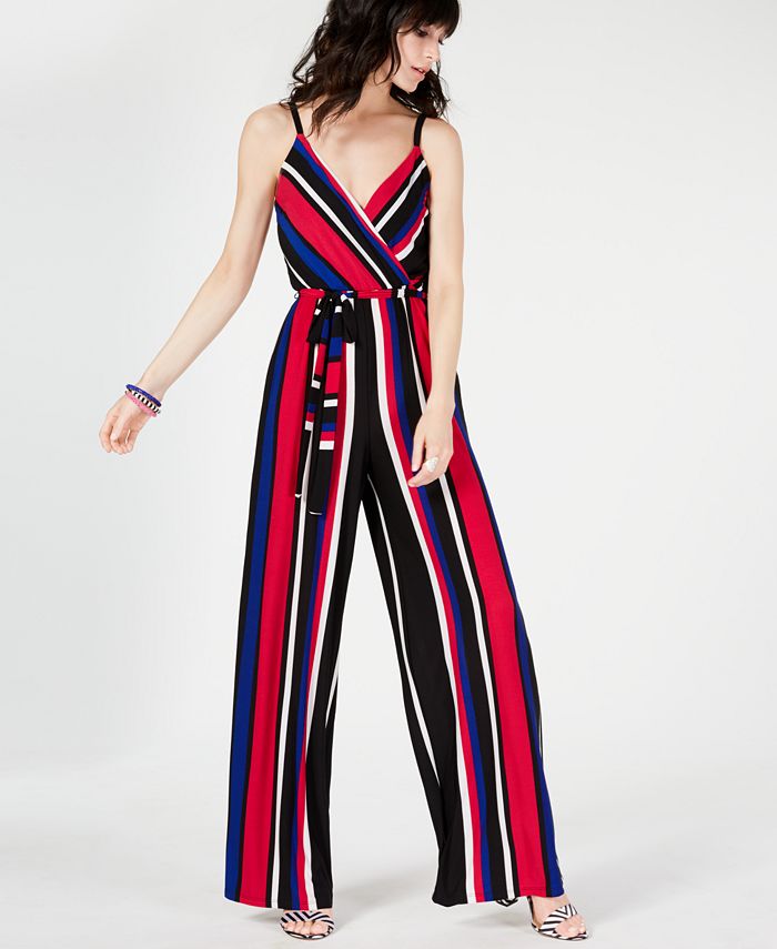 INC International Concepts INC Petite Striped Jumpsuit, Created for