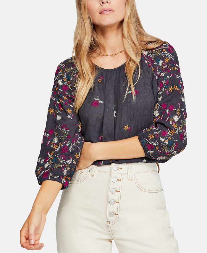 Macys sales peasant blouses