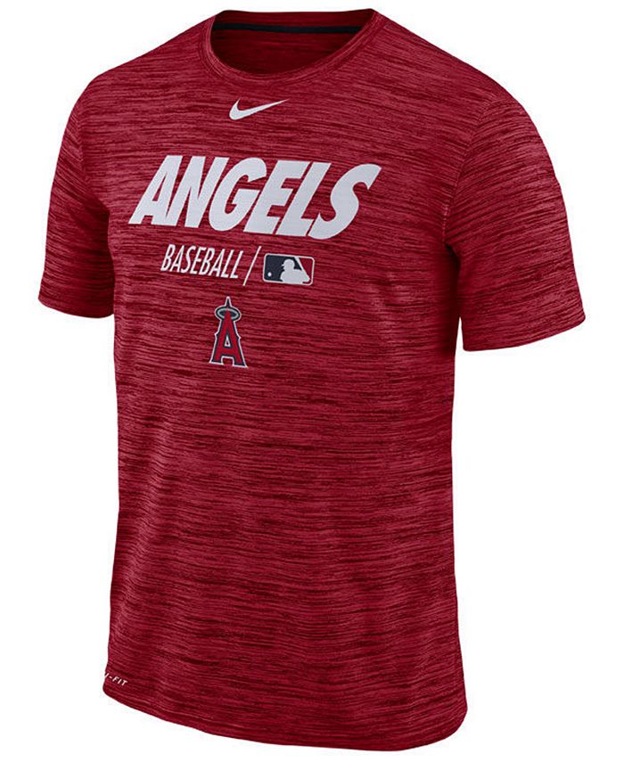 Nike Men's Los Angeles Angels Velocity Team Issue T-Shirt - Macy's