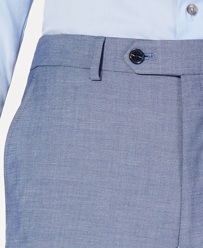 Alfani Men's Slim-Fit Performance Stretch Light Blue Suit Pants ...