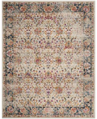 Safavieh Madison Cream And Navy 9' X 12' Area Rug - Macy's