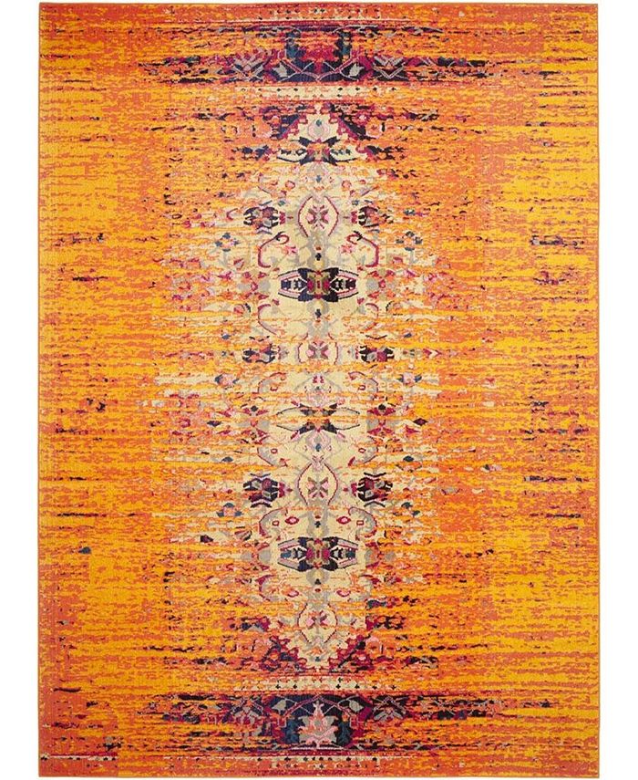 Safavieh Monaco Orange and Multi 8' x 10' Area Rug Macy's