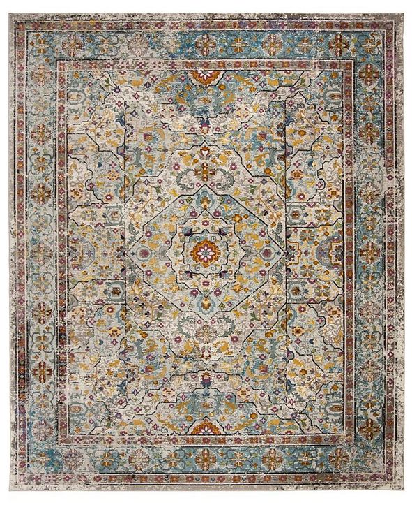 Safavieh Aria Cream and Blue 8' x 10' Area Rug & Reviews ...