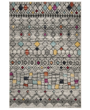 Safavieh Adirondack Light Gray and Fuchsia 5'1