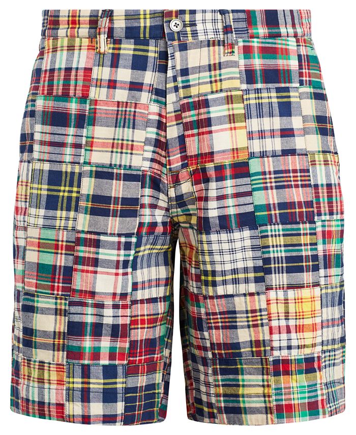 Polo Ralph Lauren Men's Big & Tall ClassicFit Madras Shorts Macy's