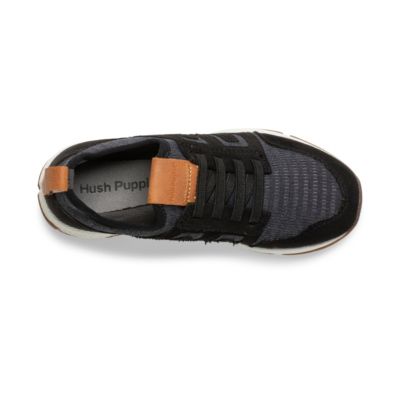 Hush Puppies Zeke TS Field AC Sneakers For Kids - Slip-On Comfort With Memory Foam