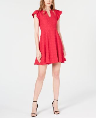 Nanette Lepore - Textured Fit & Flare Dress