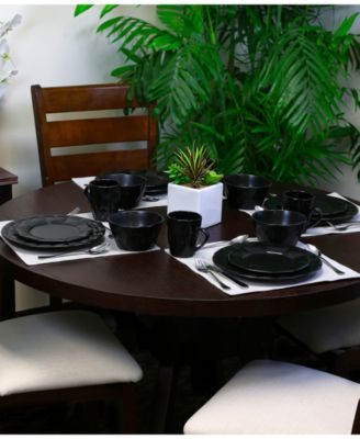 Retro Chic 16 Pc. Dinnerware Set, Service for 4