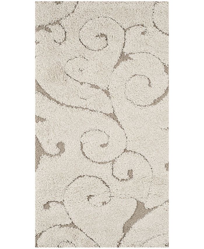 Safavieh Florida Shag Sg455 23 X 4 Area Rug Macys 