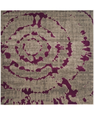 Safavieh Porcello Light Gray and Purple 6'7