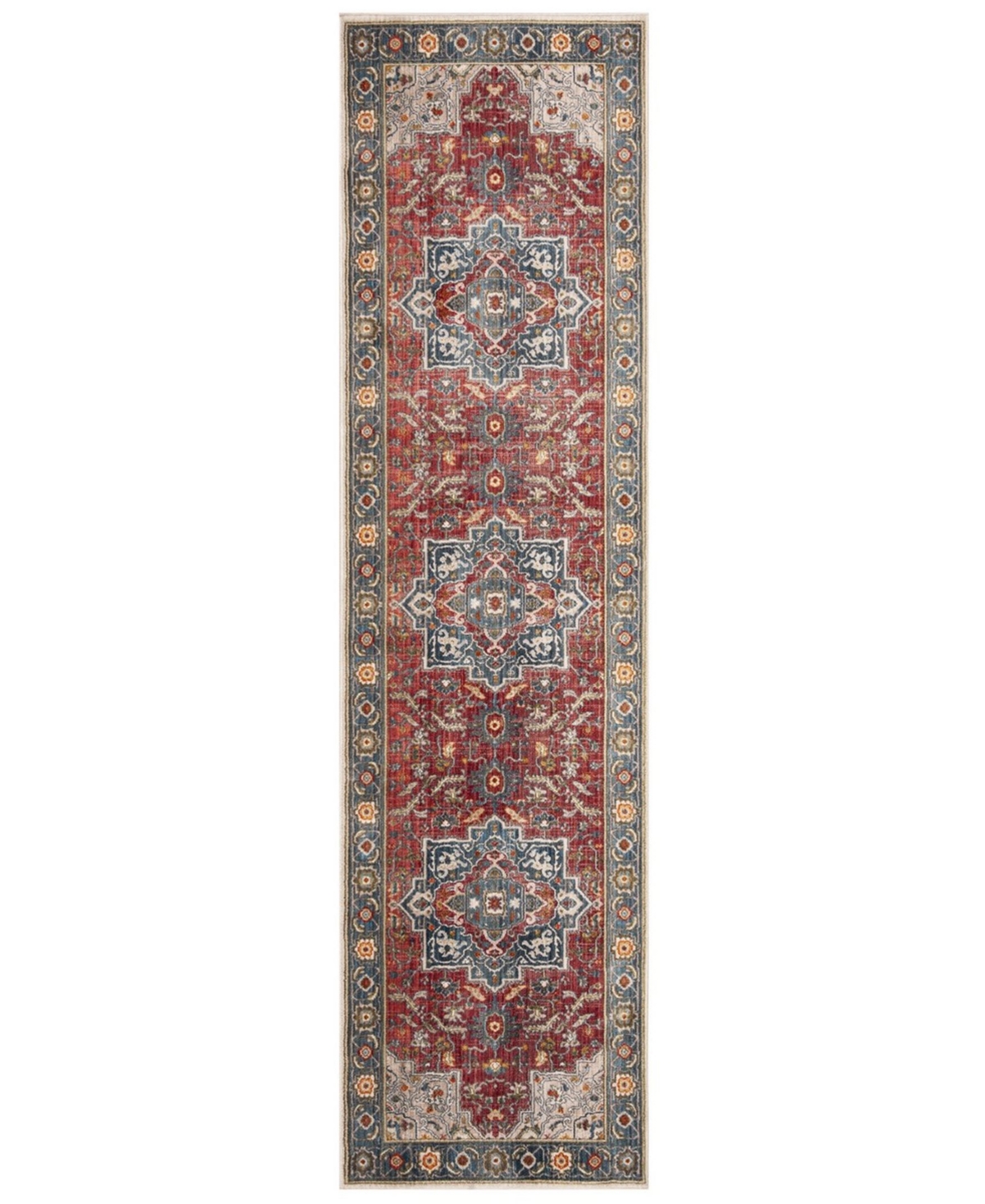 Safavieh Vintage Persian VTP478and Blue Area Rug - Red/blue