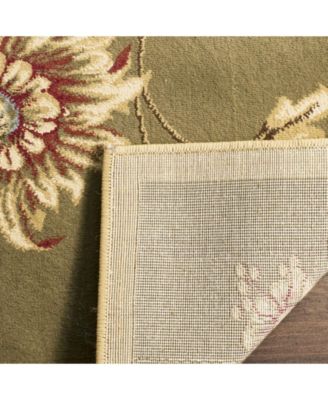 Lyndhurst LNH552 Green and Multi 5'3" x 7'6" Area Rug