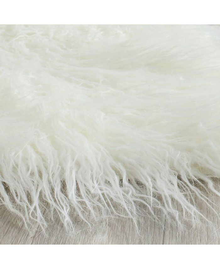 Safavieh Faux Sheep Skin Ivory 4' X 6' Area Rug - Macy's