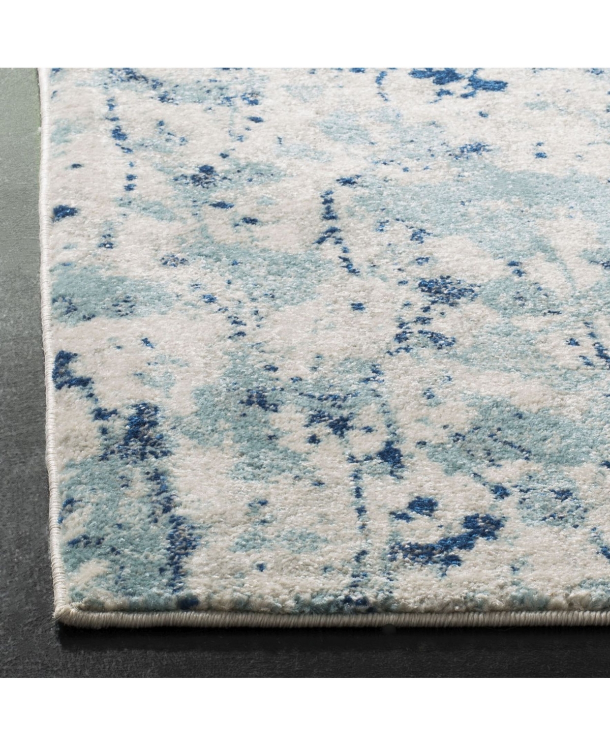 Safavieh Evoke EVK284and Blue Area Rug - Ivory