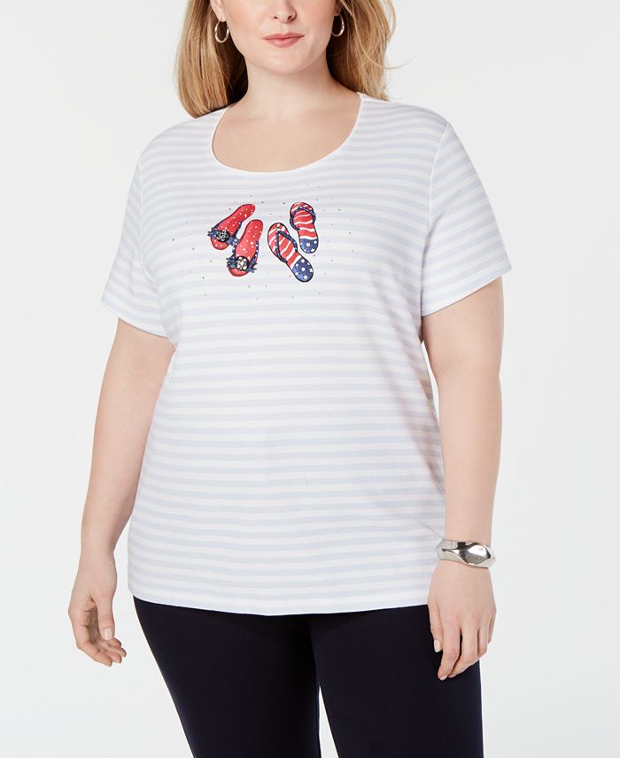 T-shirt Paradiso Femme - Blanc, Broderie Perles, Taille S, Coton, Occasion Bon état