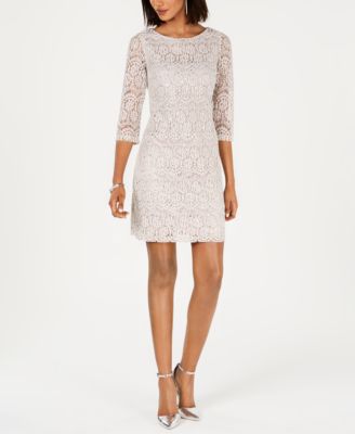 Jessica howard allover lace best sale sheath dress