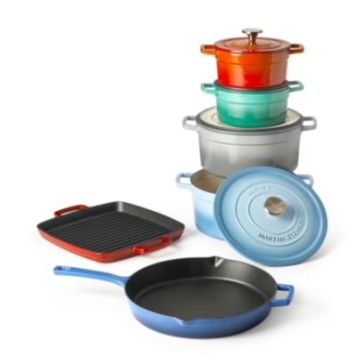 Martha Stewart Collection Enameled Cast Iron Cookware, Created for Macy's
