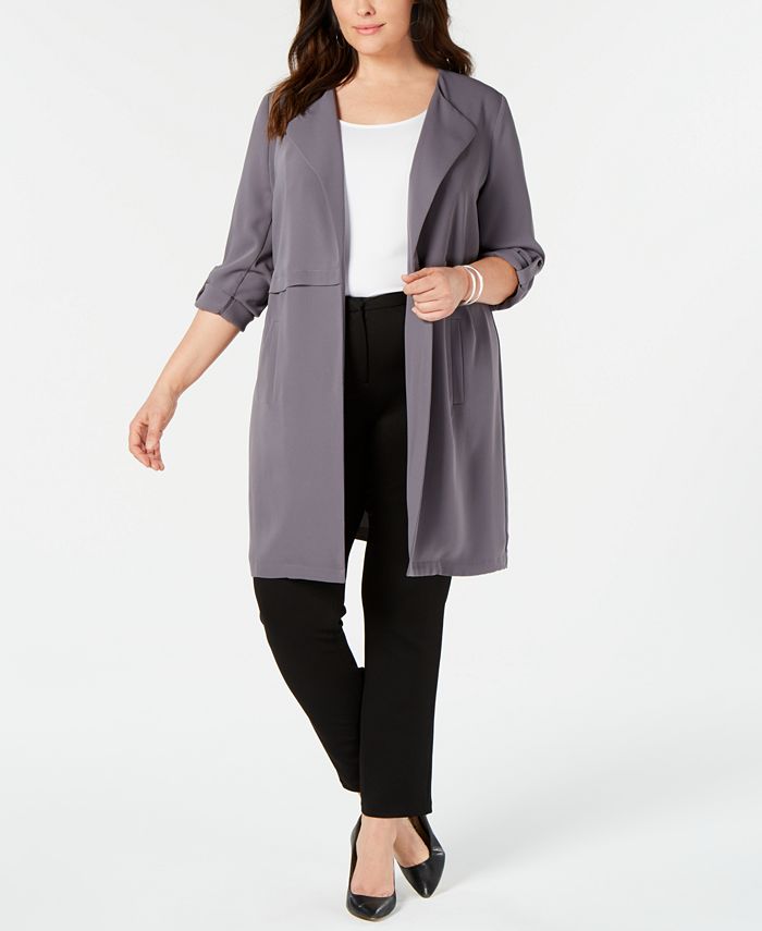 Plus size online topper jacket