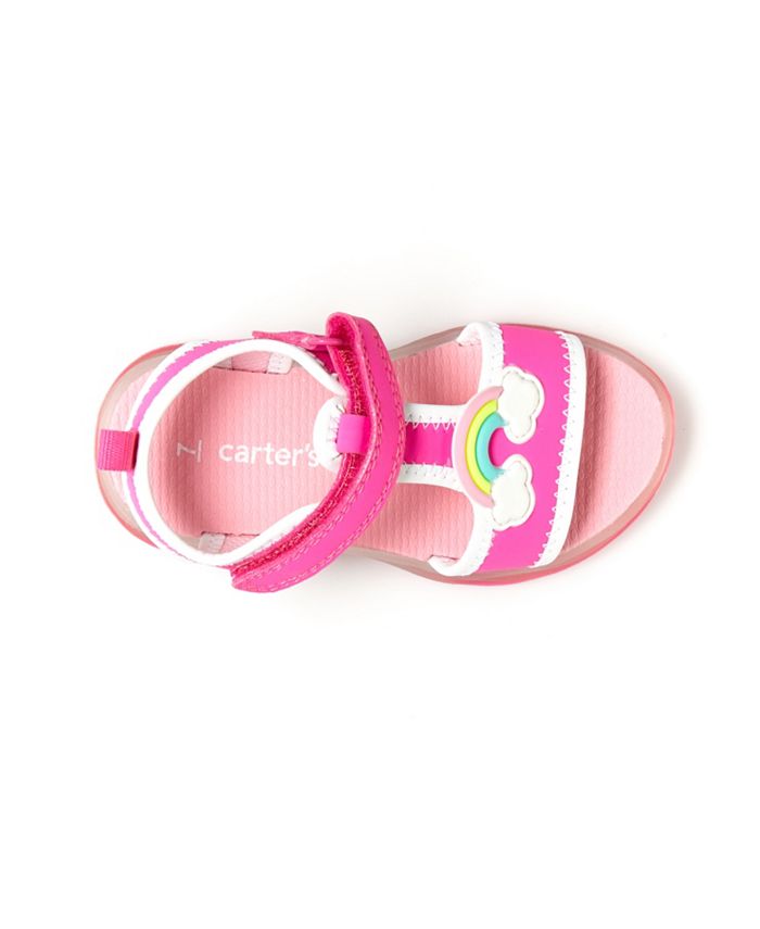 Carter's rainbow light hotsell up sandals