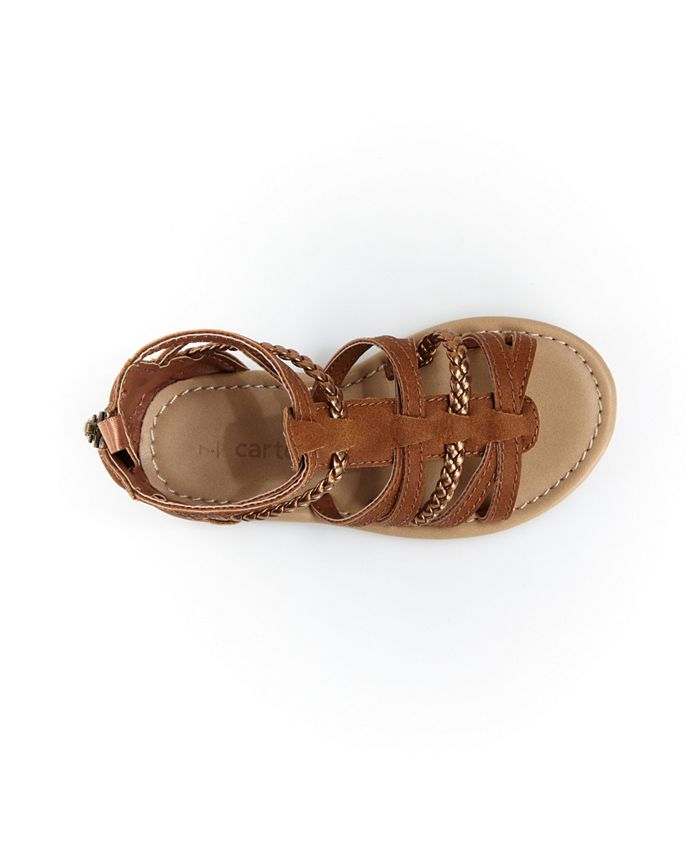 Carter's Toddler & Little Girls Fenna Gladiator Sandals - Macy's