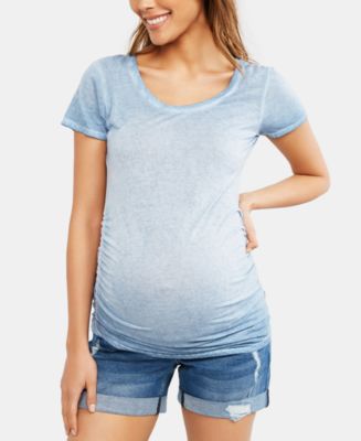 Jessica Simpson Maternity Denim Shorts - Macy's