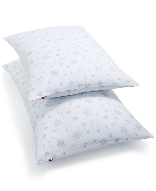 Tommy Hilfiger Wheels And Sailboats 200 Thread Count Pillow