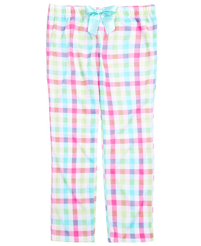 Max & Olivia Little & Big Girls Plaid Pajama Pants, Created for Macy's
