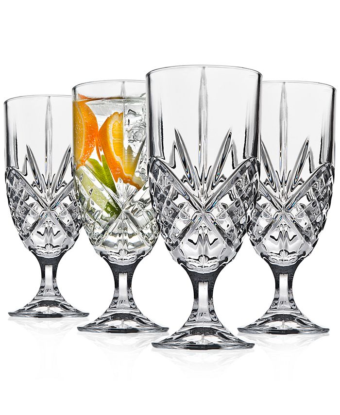 Godinger Dublin Acrylic Set of 4 Iced Tea Glasses Macy's