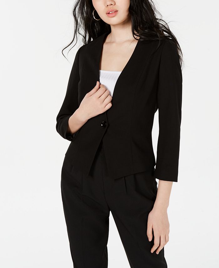 XOXO Juniors' Cropped Blazer Jacket - Macy's