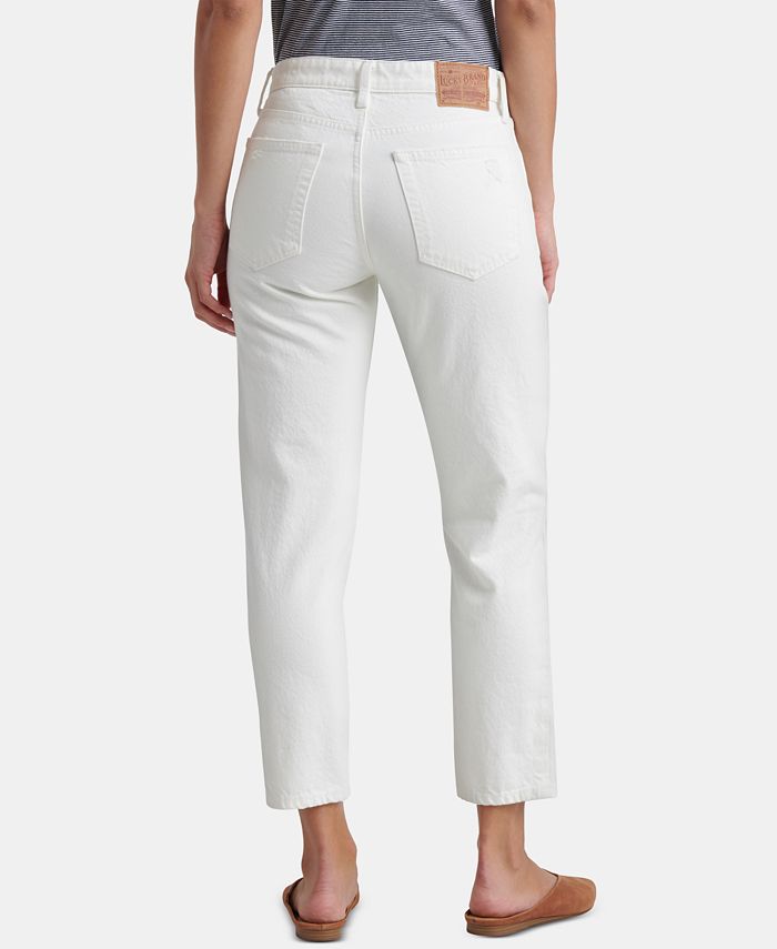 Lucky Brand Cotton Ripped SlimLeg Boyfriend Jeans Macy's